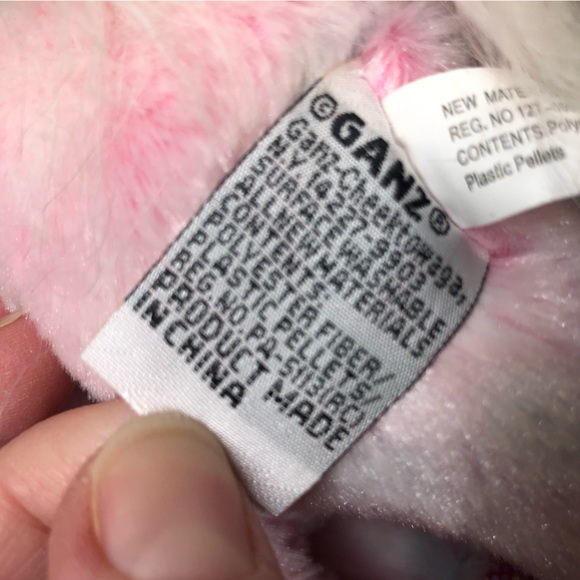 Ganz Webkinz Plush Pink Pony Stuffed horse, no code tag - Picture 7 of 8